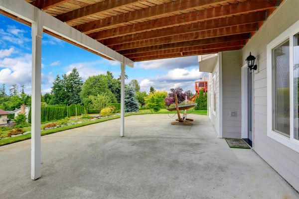 Backyard Patio Installation in Cabot