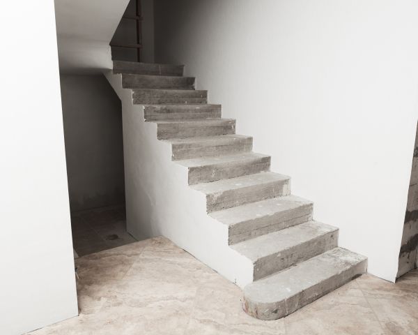 Cement Step Installation in Cabot