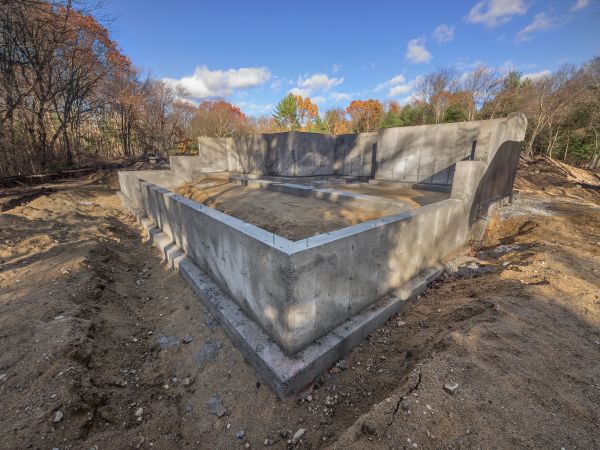 Foundation Wall Pouring in Cabot
