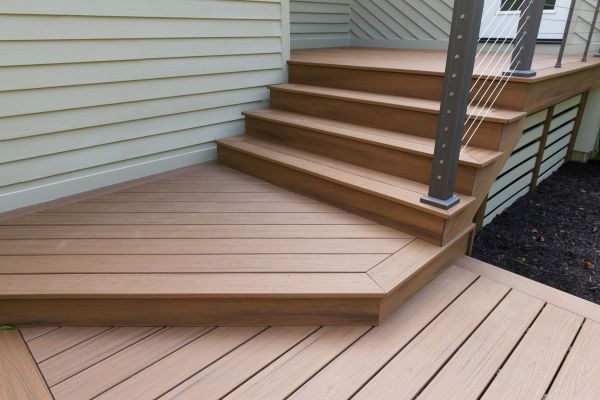 Patio Staircase Construction in Cabot