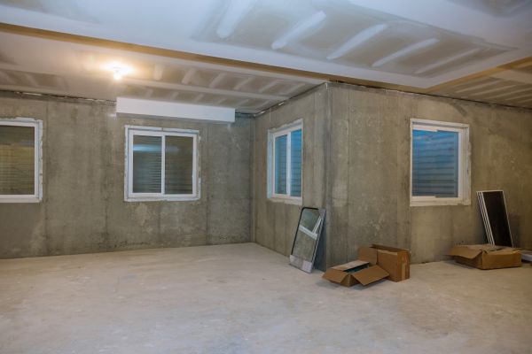 Basement Concrete Installation in Cabot