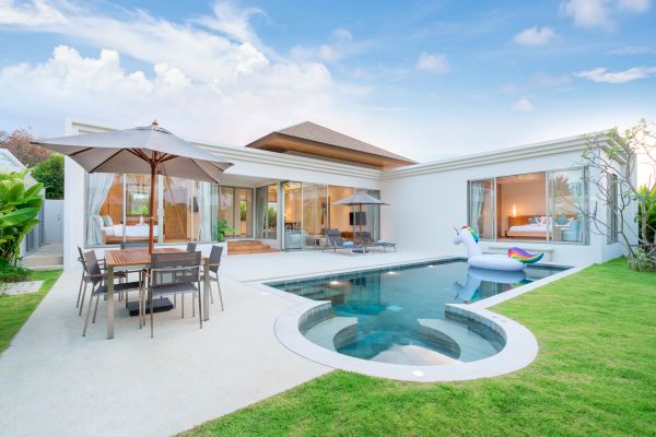 Pool Patio Installation in Cabot
