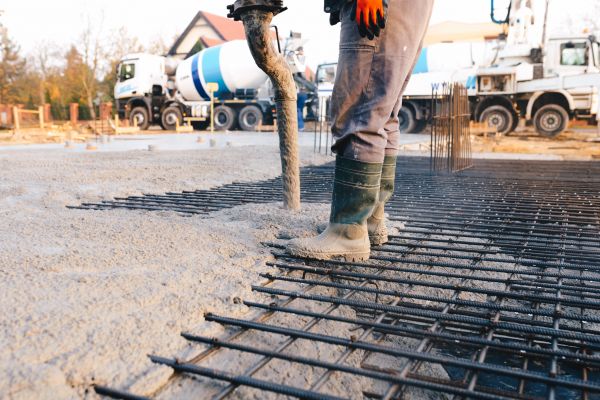 Poured Foundation Installation in Cabot
