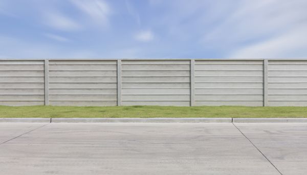 Concrete Fence Installation in Cabot
