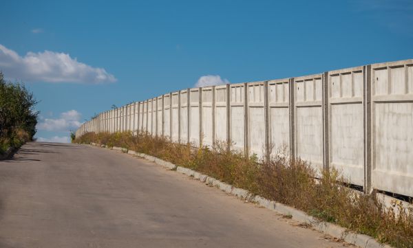 Cement Fence Installation in Cabot