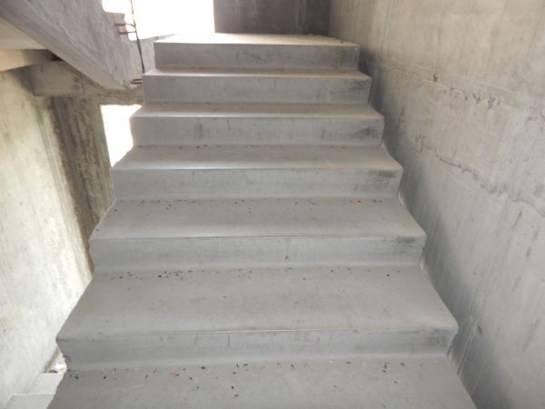 Poured Stair Construction in Cabot