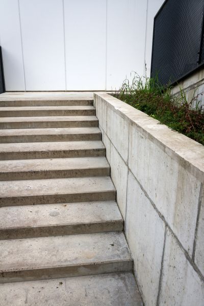 Cement Stair Installation in Cabot