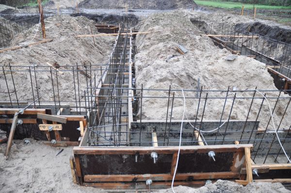 House Footing Construction in Cabot