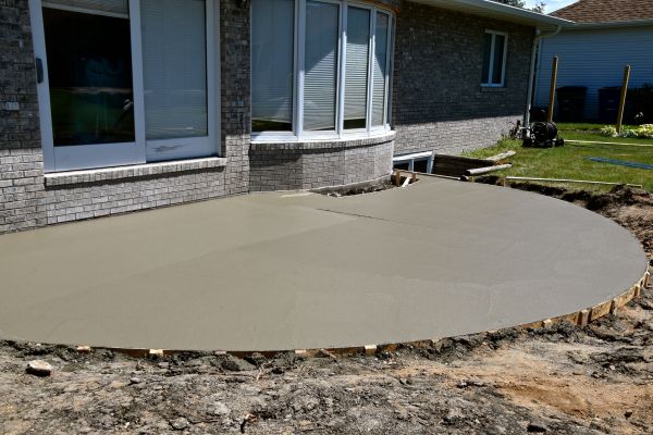 Deck Concrete Construction in Cabot
