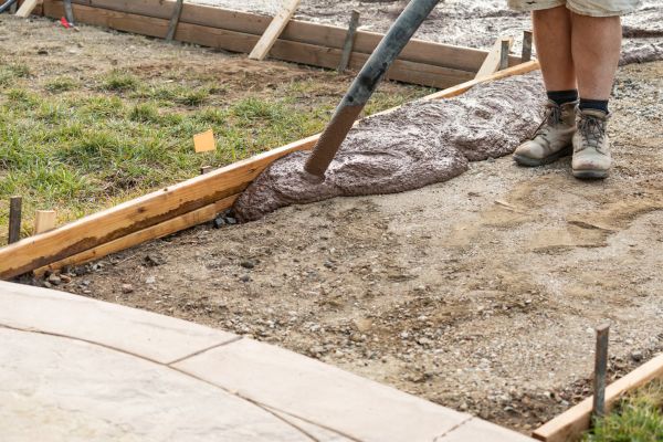 Concrete Deck Pouring in Cabot