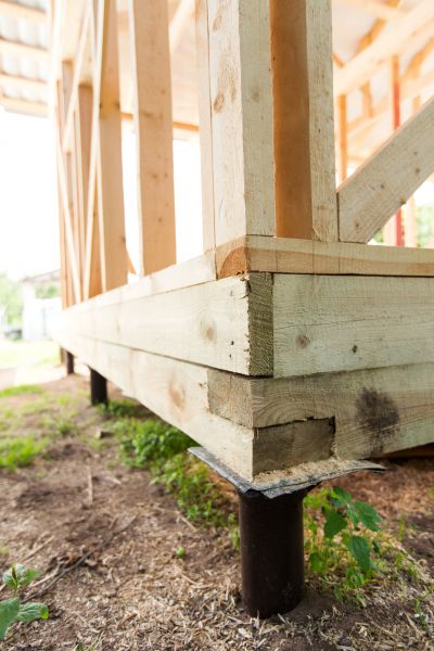 Barn Footing Installation in Cabot