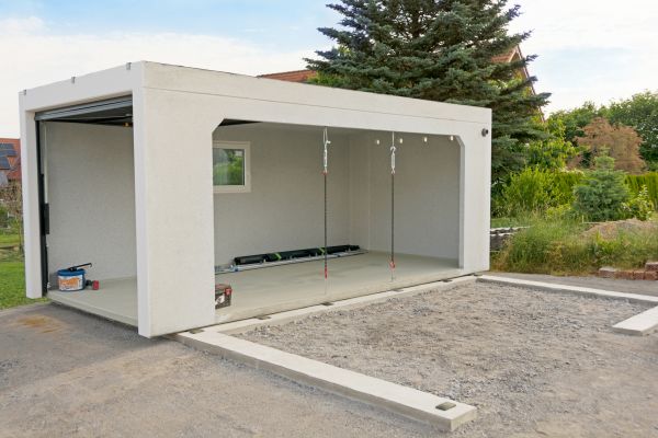 Garage Foundation Installation in Cabot