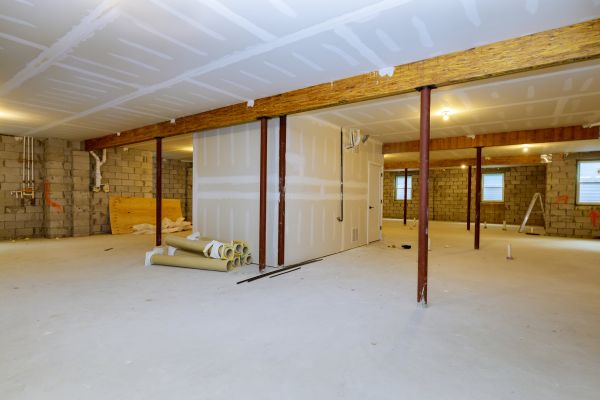 Basement Slab Installation in Cabot