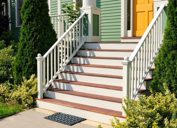 Front Steps Construction in Cabot
