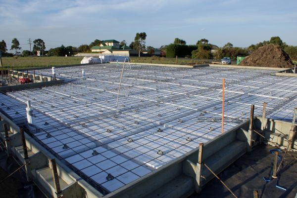 Barn Pad Construction in Cabot