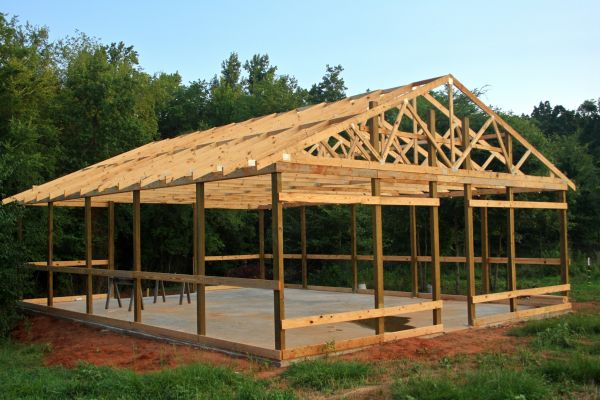 Barn Pad Installation in Cabot