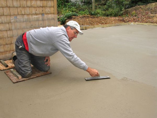 Porch Slab Installation in Cabot