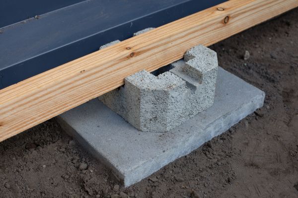 Deck Footing Construction in Cabot