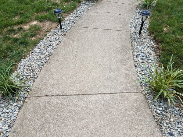 Cement Path Construction in Cabot